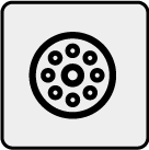 50%的壓縮即可起到密封（水、灰塵、空氣）的作用